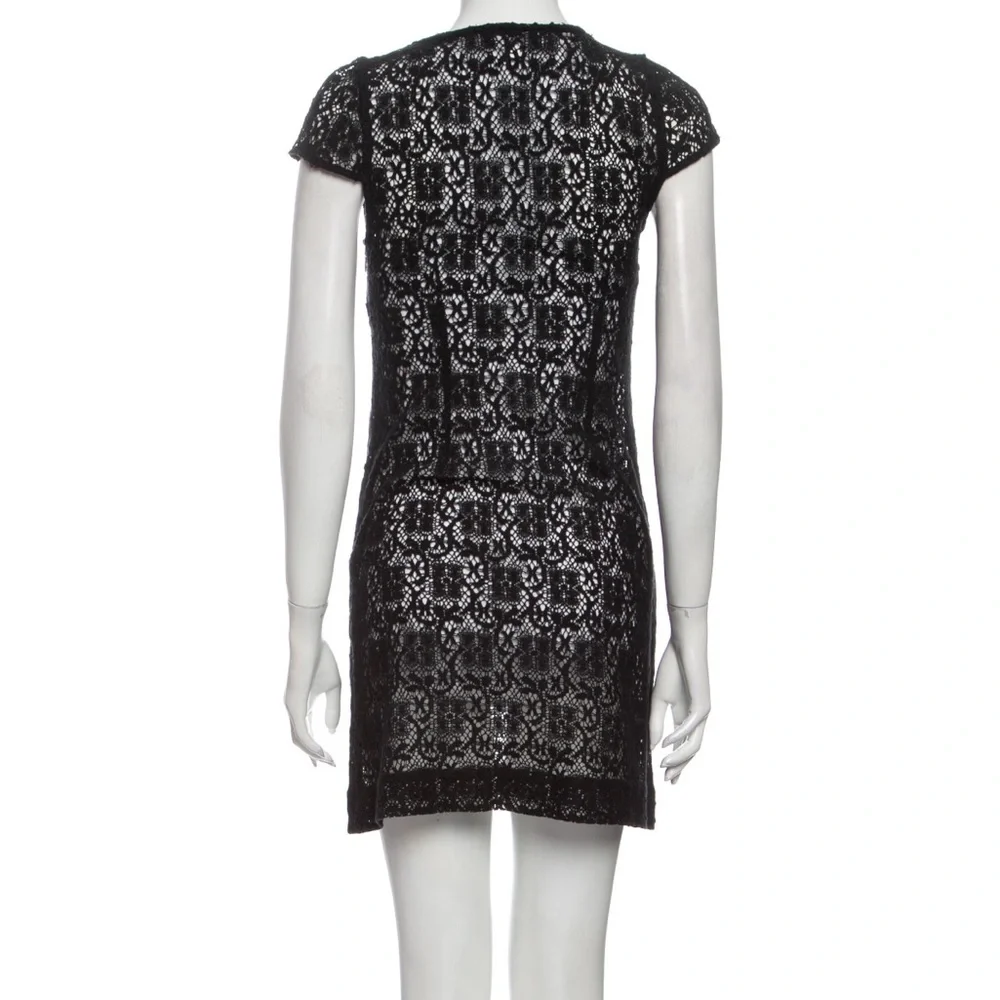 Lace Pattern Mini Dress - Picture 3 of 4